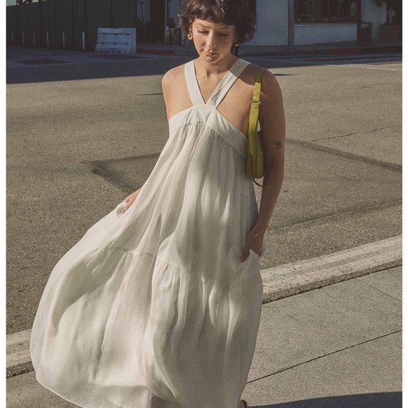 Petite Studio Dresses & Skirts - Petite Studio Cream Maxi Dress